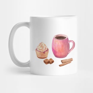 Cupcake and coffee Mug